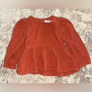Old Navy Rust Colored Top Size 2T
